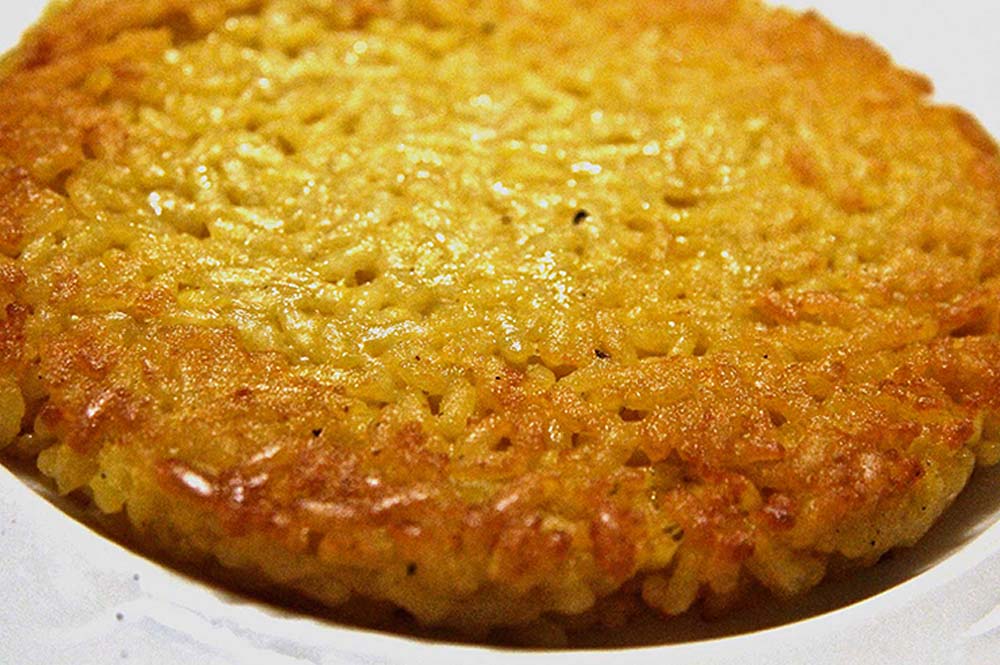 Cottura del riso al salto