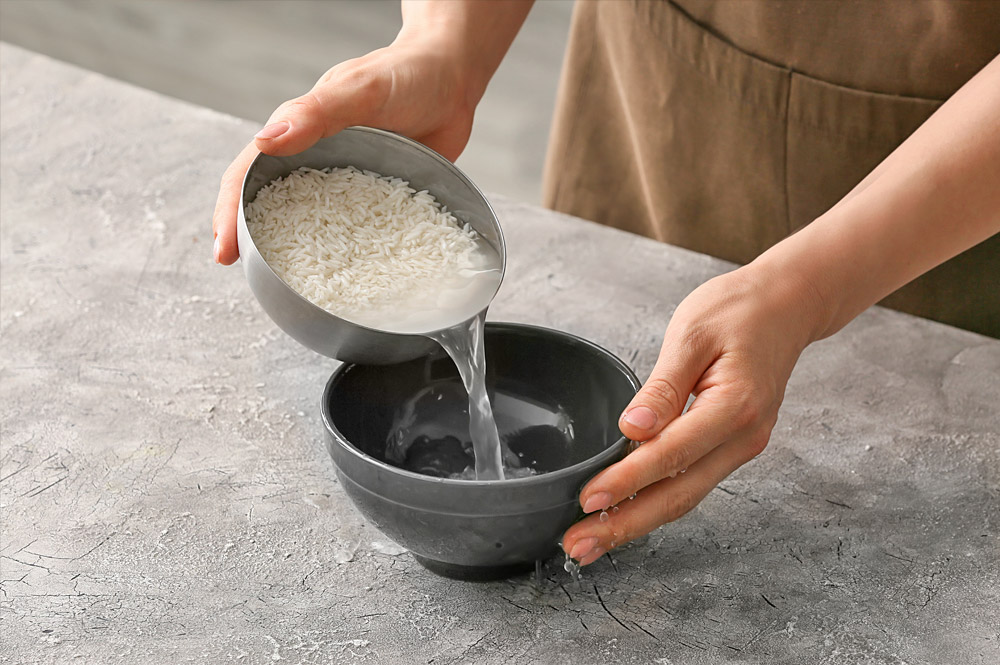 Lavare il riso