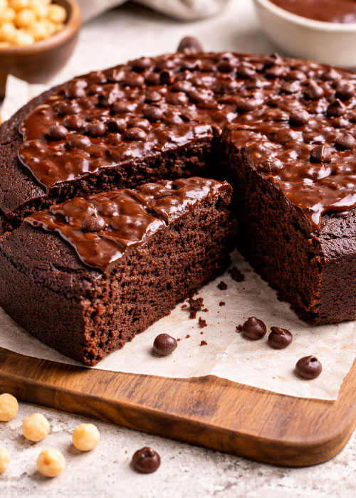 Torta di cioccolata e ceci