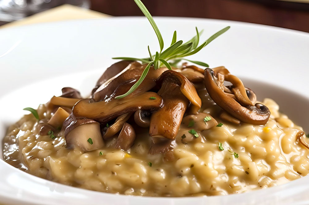 Risotto ai funghi porcini fresci