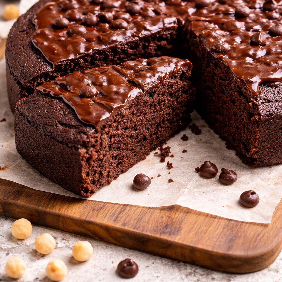 Torta di cioccolata e ceci